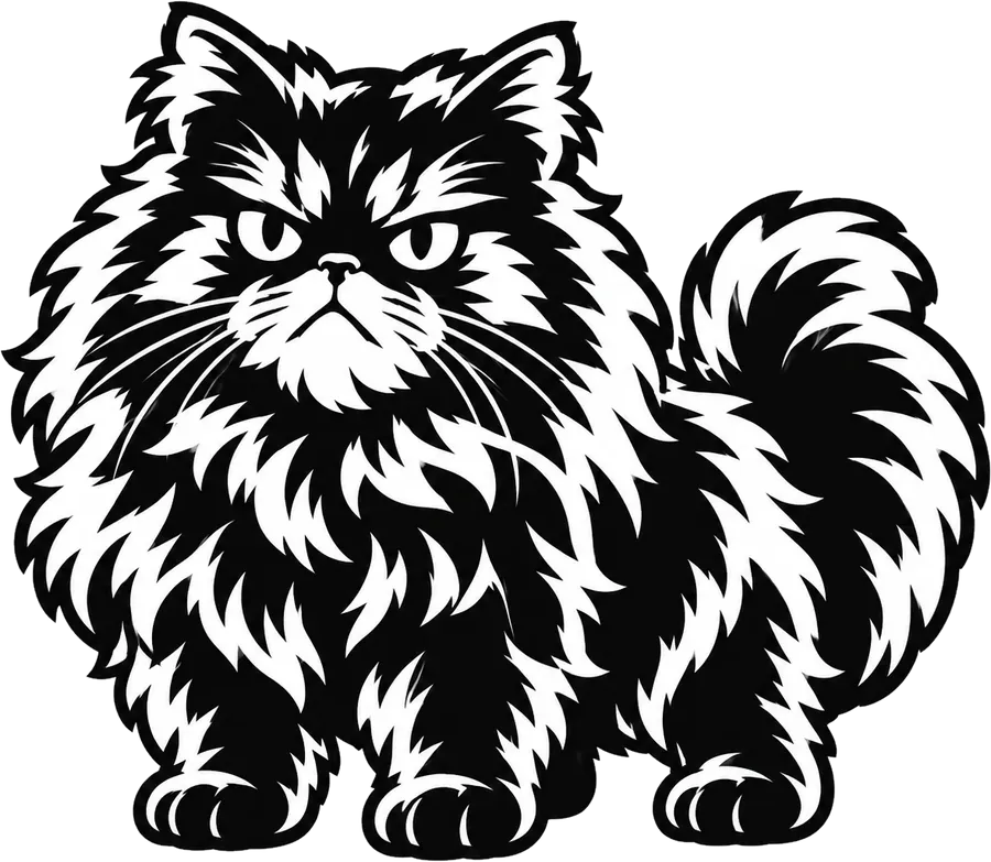 Bebe, a fluffy doll-face Persian